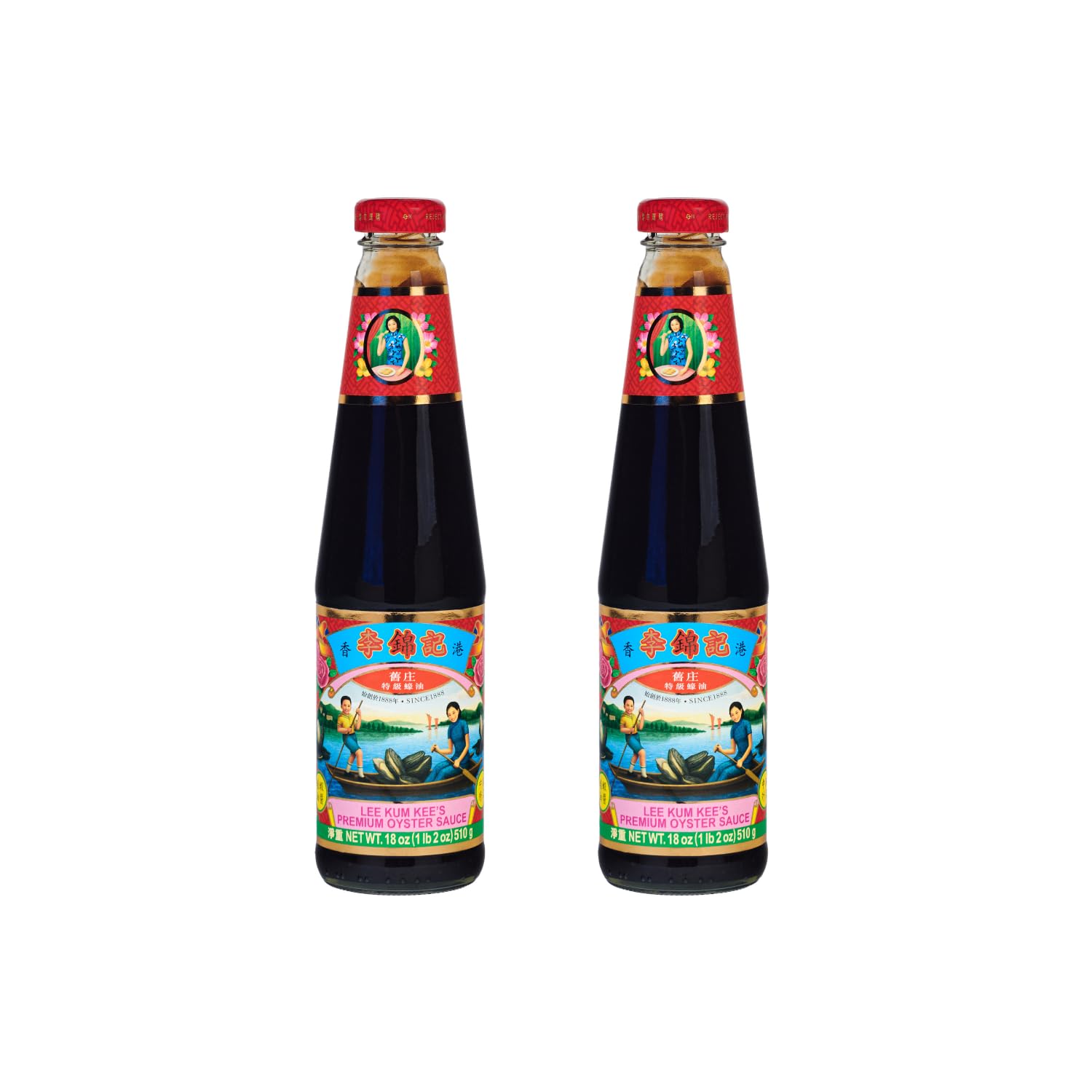 Lee Kum Kee Premium Oyster Sauce 18 oz 2 Pack